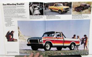 1979 Ford Pickup Truck F 100 150 250 350 Stake Platform Sales Brochure Original