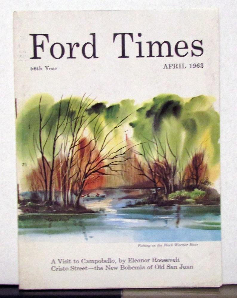 1963 Ford Times April Magazine
