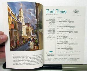 1963 Ford Times April Magazine