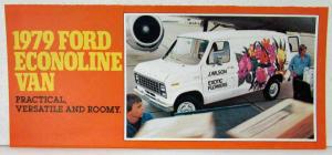 1979 Ford Econoline Van Practical Versatile and Roomy Sales Folder