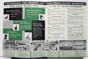1964 Ford Falcon Compared To Lark Sales Brochure