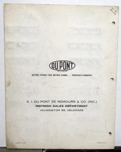 1963 Ford Mercury Lincoln Continental Thunderbird Paint Chips