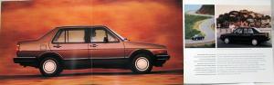 1987 Volkswagen VW Jetta GL & GLI Color Sales Brochure Original Oversized