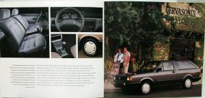 1987 Volkswagen VW Fox & GL Color Sales Folder Original Oversized