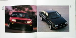 1988 Volkswagen VW Fox Golf GTI Jetta Scirocco Quantum Vanagon Sales Brochure