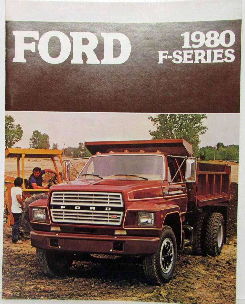 1980 Ford F-Series with New Medium-Duty Diesel Power Sales Brochure