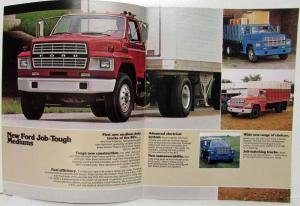 1980 Ford F-Series with New Medium-Duty Diesel Power Sales Brochure