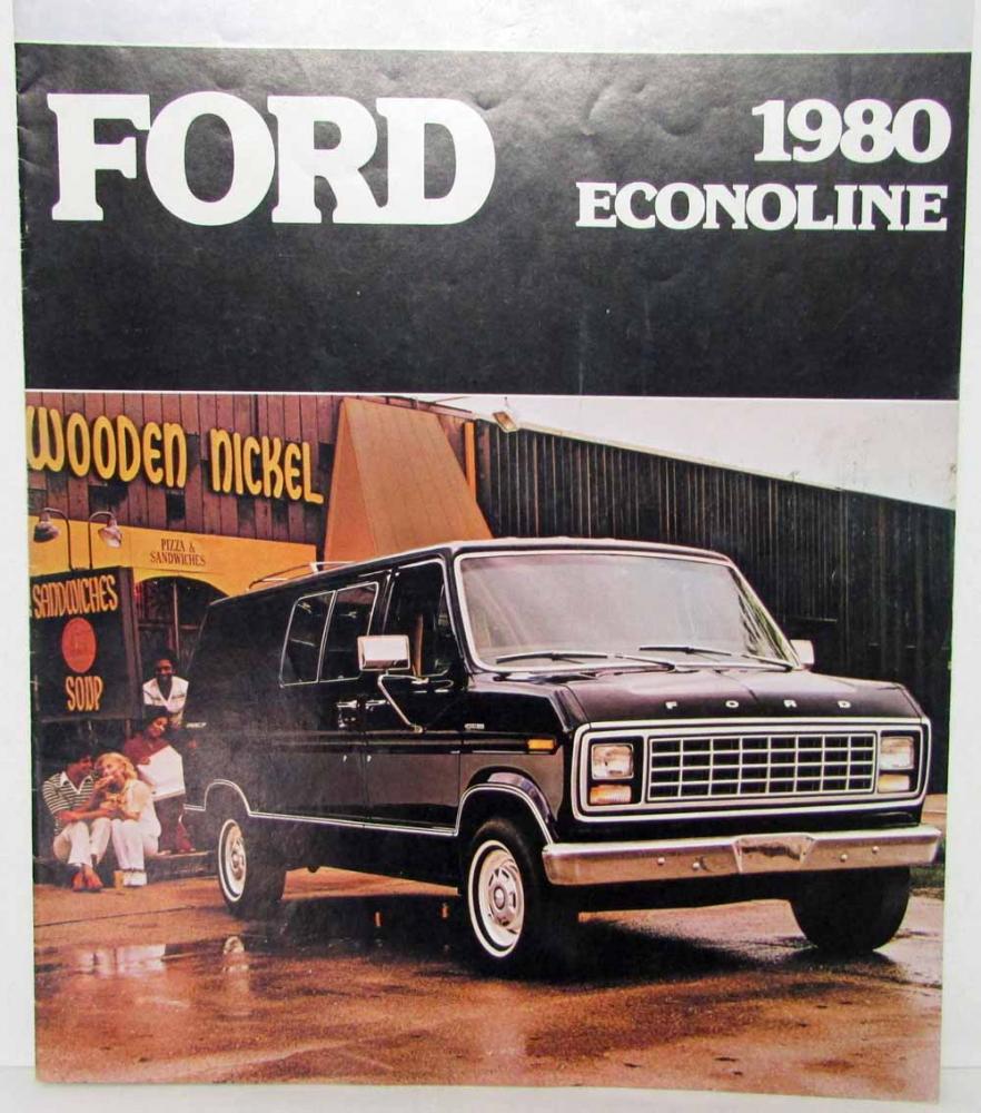 1980 Ford Econoline Vans Sales Brochure