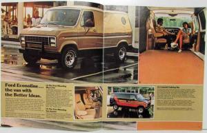 1980 Ford Econoline Vans Sales Brochure