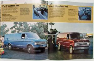1980 Ford Econoline Vans Sales Brochure
