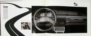 1991 Volkswagen VW Fox Color Sales Brochure Original Oversized