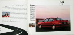 1991 Volkswagen VW Passat Color Sales Brochure Original Oversized