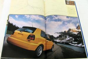 1998 Volkswagen VW Golf Jetta GTI Cabrio Passat Color Sales Brochure Oversized