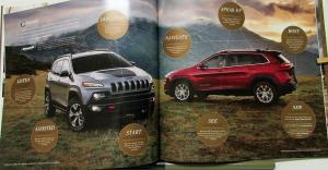2016 Jeep Cherokee Ltd Trailhawk Latitude Sport Colors Specs Sales Brochure XL