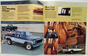 1980 Ford Pickup Sales Brochure REVISED 1/80