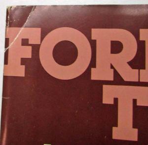 1980 Ford Trucks When the Job is Tough The Choice is Easy Portfolio