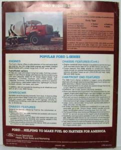 1980 Ford Trucks When the Job is Tough The Choice is Easy Portfolio