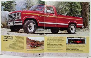 1980 Ford 4-Wheeler Sales Brochure Bronco F150 F250 F350