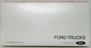 1981 Ford Trucks The Leadership Lineup Sales Brochure Mailer Pickups Bronco