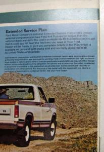 1981 Ford 4-Wheeler Sales Brochure Bronco F150 F250 F350
