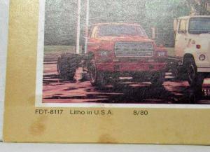 1981 Ford F-Series Truck Sales Brochure F-600 F-700 F-800