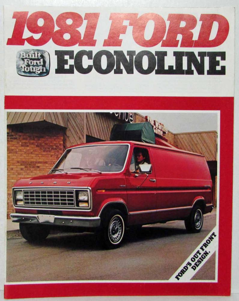 1981 Ford Econoline Vans Sales Brochure