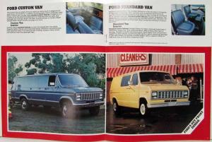 1981 Ford Econoline Vans Sales Brochure