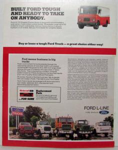 1981 Ford L-Line 600-7000 Series Truck Sales Brochure