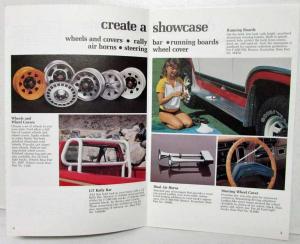 1982 Ford Accessories for Trucks and Vans Sales Brochure