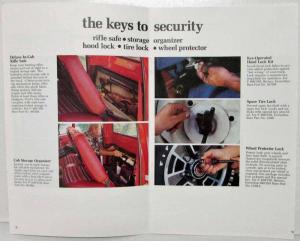 1982 Ford Accessories for Trucks and Vans Sales Brochure