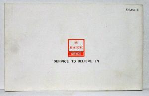 1975 Buick Century Custom Regal Owners Operators Manual Original