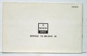 1976 Buick Skylark Owners Operators Manual Original