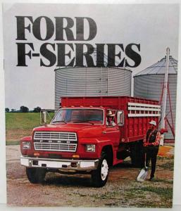 1982 Ford F-Series Sales Brochure F-600 F-700 F-800