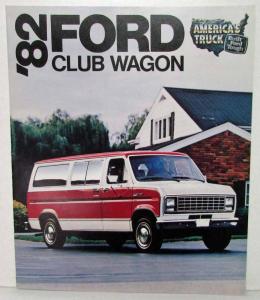 1982 Ford Club Wagon Sales Brochure