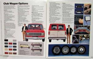 1982 Ford Club Wagon Sales Brochure