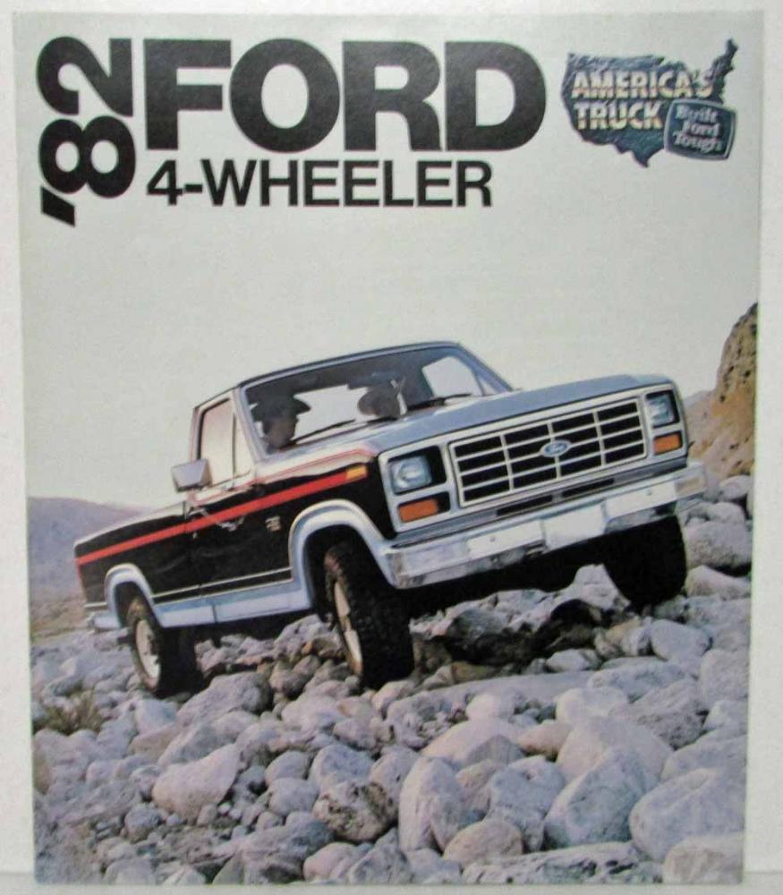 1982 Ford 4-Wheeler Sales Brochure F-150 250 350