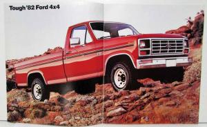 1982 Ford 4-Wheeler Sales Brochure F-150 250 350