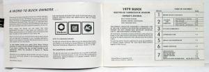 1979 Buick Electra LeSabre Estate Wagon Owners Operators Manual Original