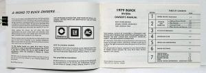 1979 Buick Riviera Owners Operators Manual Original