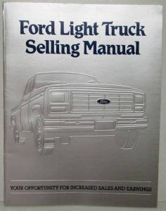 1982 Ford Light Truck Dealer Selling Manual