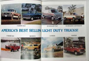 1982 Ford Light Truck Dealer Selling Manual