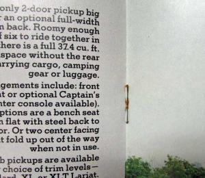 1982 Ford F-Series Pickups Sales Brochure F-100 150 250 350