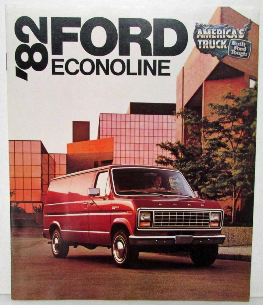 1982 Ford Econoline Van Sales Brochure