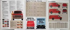 1982 Ford Econoline Van Sales Brochure