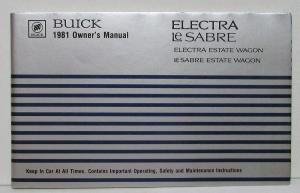1981 Buick Electra LeSabre Estate Wagon Owners Operators Manual Original