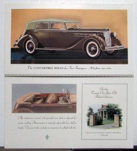 1935 Packard Eight Prestige Sales Brochure Gateway to Ownership Catalog Original