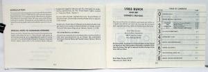 1983 Buick Century Owners Operators Manual Original