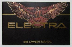 1985 Buick Electra Owners Operators Manual Original