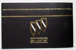 1985 Buick Electra Owners Operators Manual Original