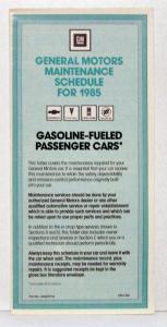 1985 Buick Skylark Owners Operators Manual Original